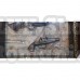 Tablou Panoplie arme 2 pistoale fundal harta 50 cm